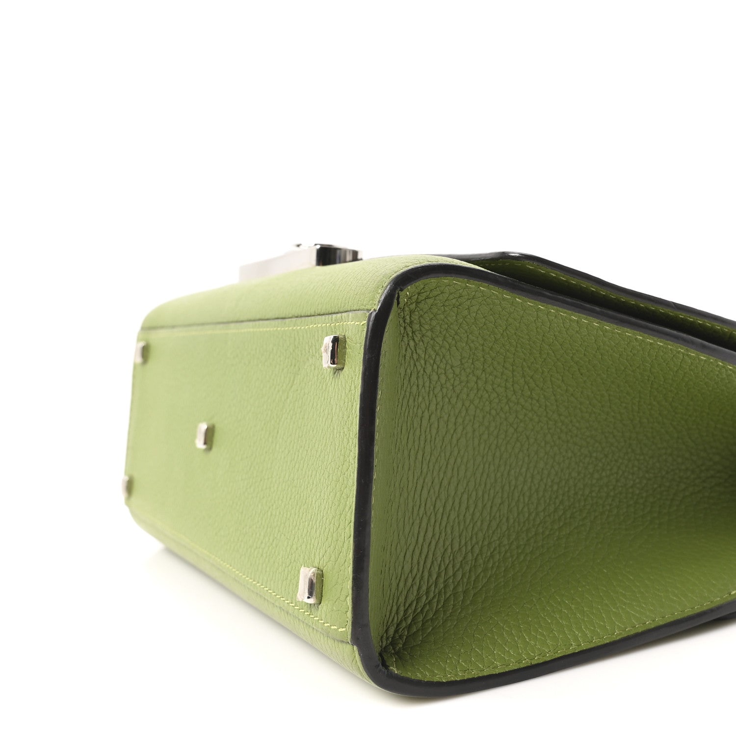 Moynat Taurillon Blush Rejane PM Green 9 of 9