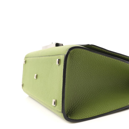 Moynat Taurillon Blush Rejane PM Green 9 of 9