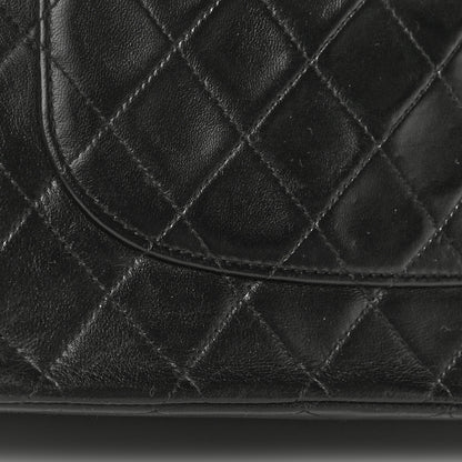 Chanel Lambskin Quilted Medium Double Flap Black 20 of 21