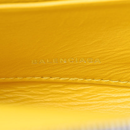 Balenciaga Shiny Day Calfskin Logo M Triangle Pouch Grey Blue White 7 of 7