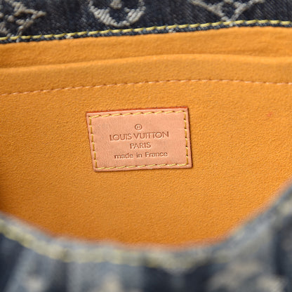 Louis Vuitton Monogram Denim Mini Pleaty Blue 6 of 11