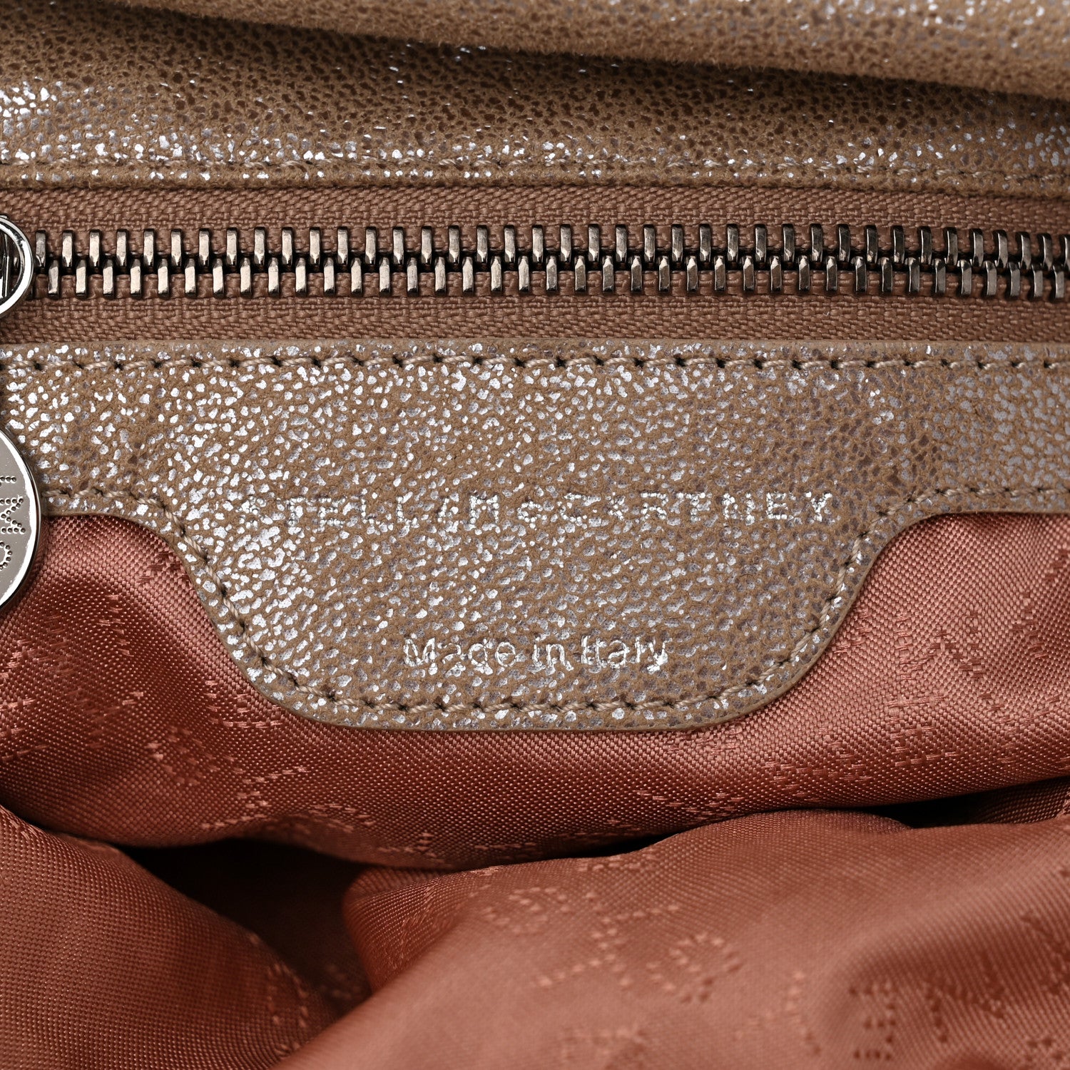 Stella McCartney Shaggy Deer Small Falabella Tote Taupe 6 of 11