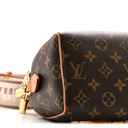 Louis Vuitton Monogram Speedy Bandouliere 20 Beige 8 of 10
