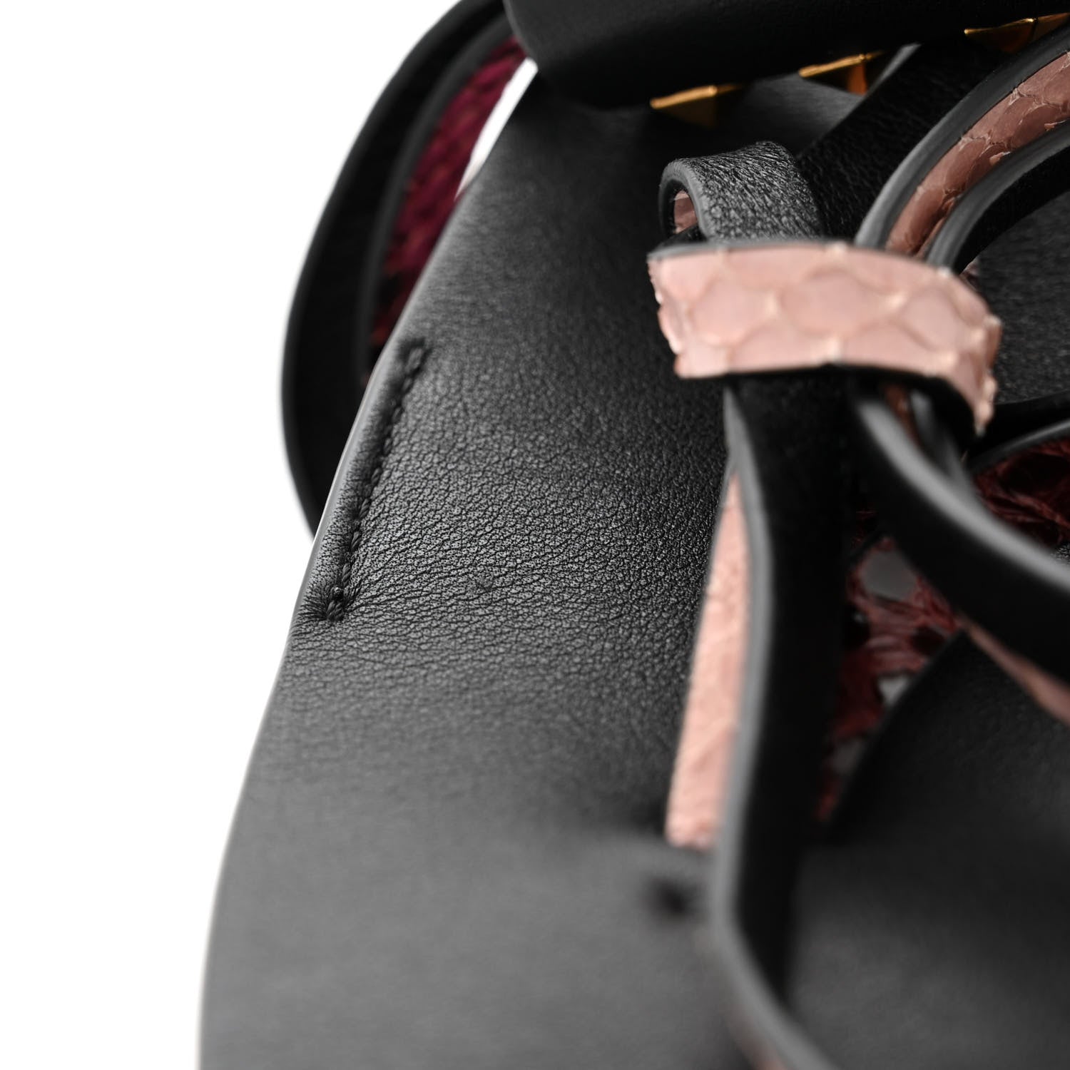 Valentino Garavani Vitello Ayers VLogo Bucket Bag Black 12 of 12