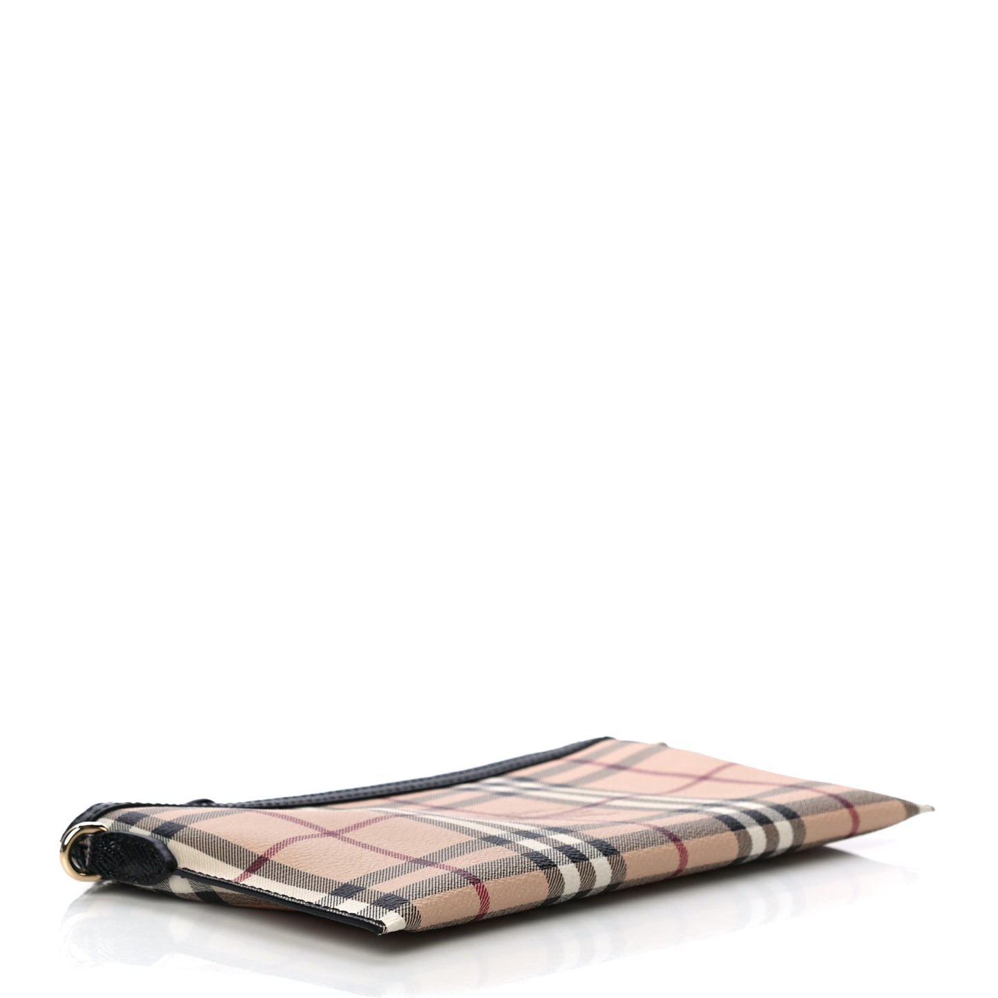 Haymarket Check Small Peyton Crossbody Clutch Bag Black