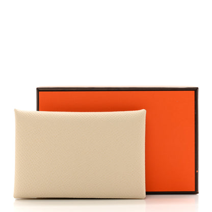 Hermes Epsom Calvi Card Case Craie 7 of 7