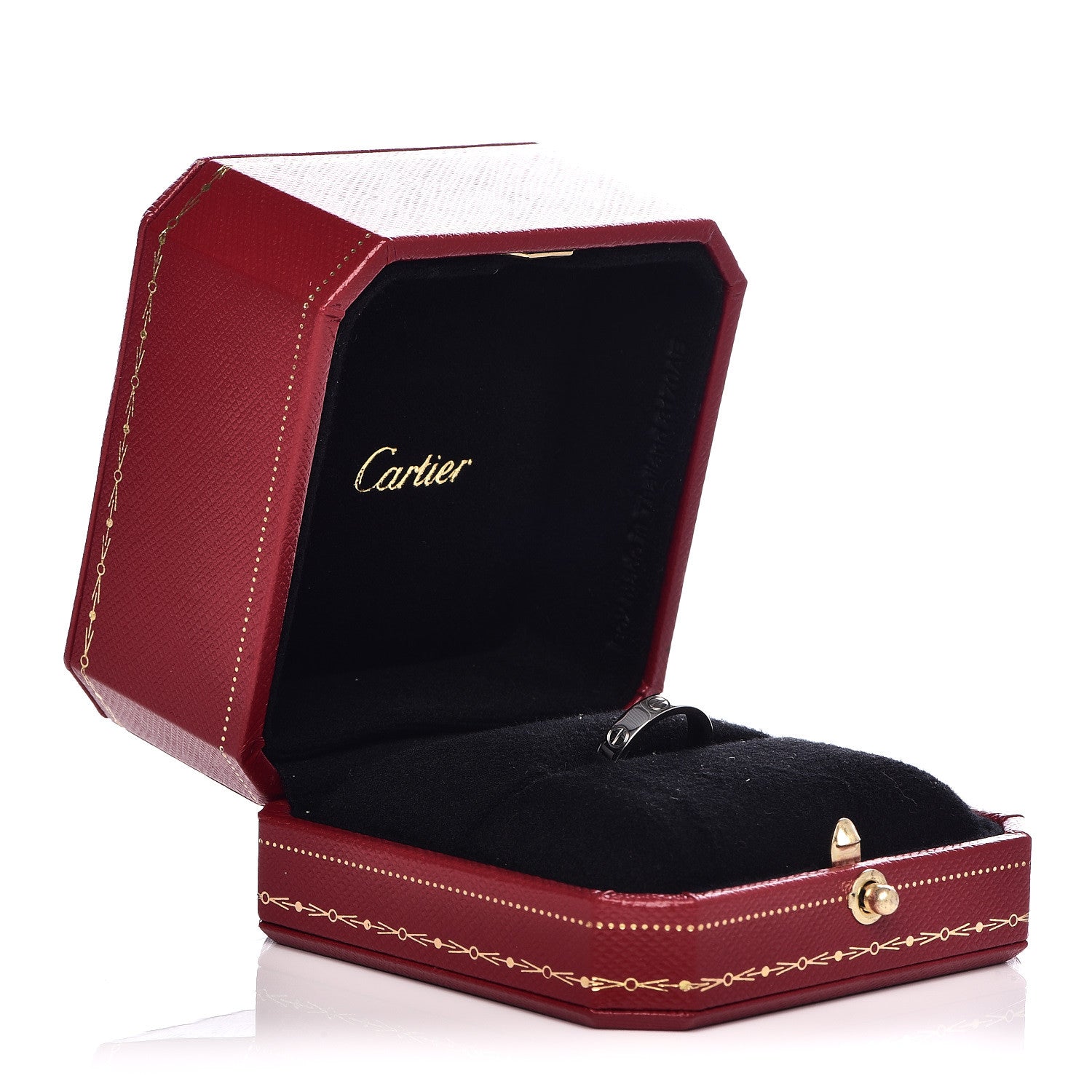 Cartier 18K White Gold 3.5mm LOVE Wedding Band Ring 47 4 5 of 5