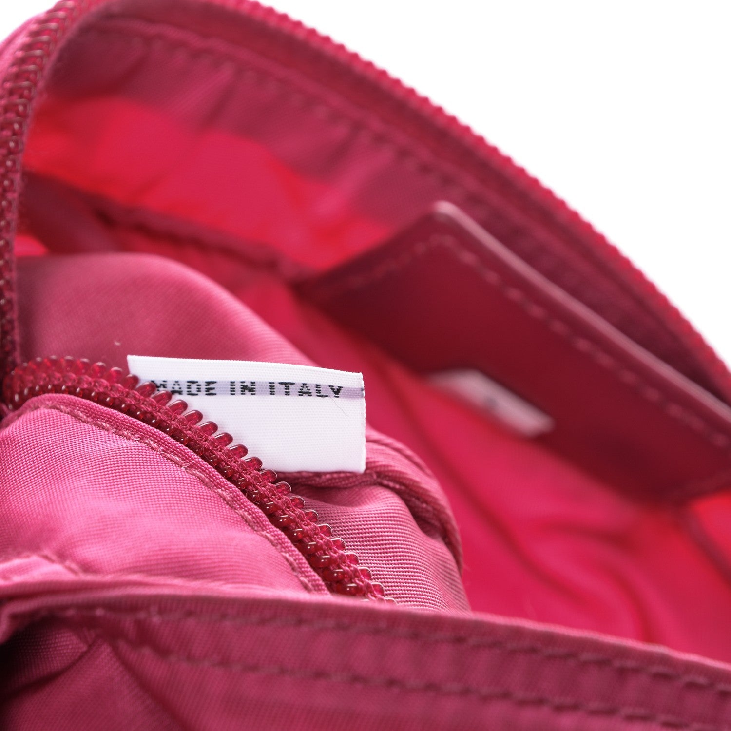 Prada Nylon Vela Flat Messenger Bag Fuxia 6 of 9