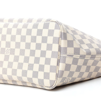 Louis Vuitton Damier Azur Neo Neverfull MM Rose Ballerine 7 of 12