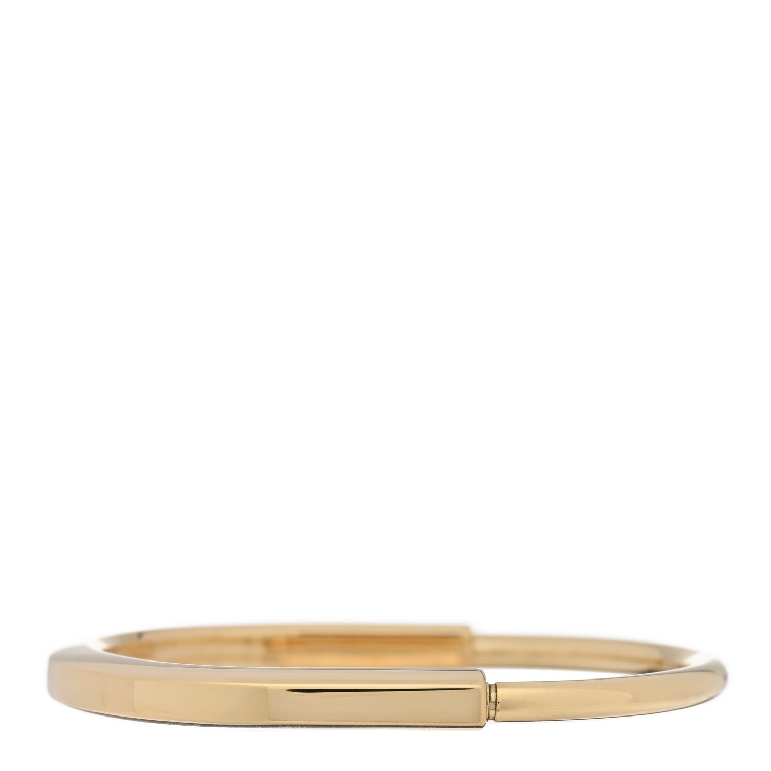 Tiffany 18K Yellow Gold Tiffany Lock Bangle Bracelet 1 of 4