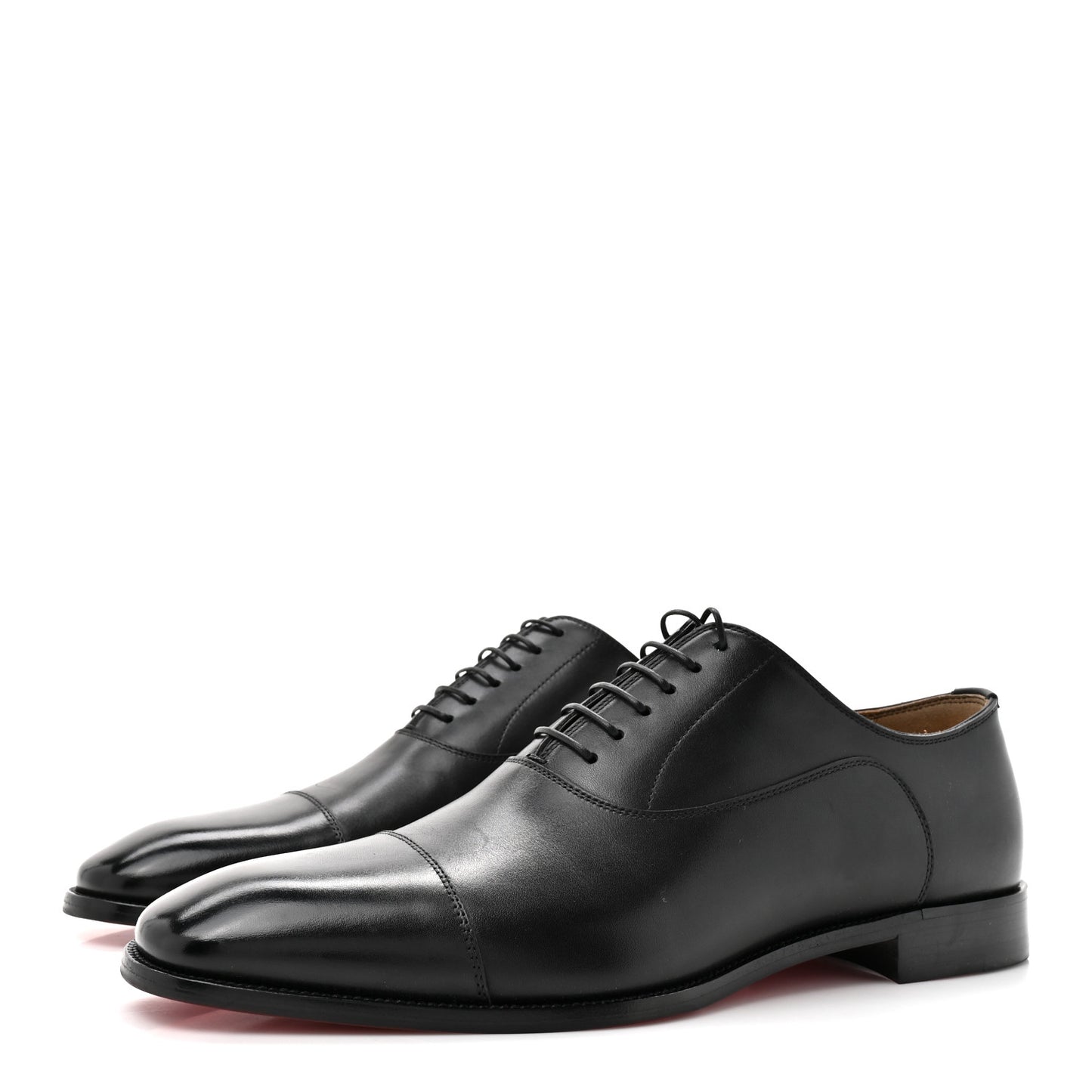 Calfskin Mens Greggroy Flat Derby Oxford 41.5 Black