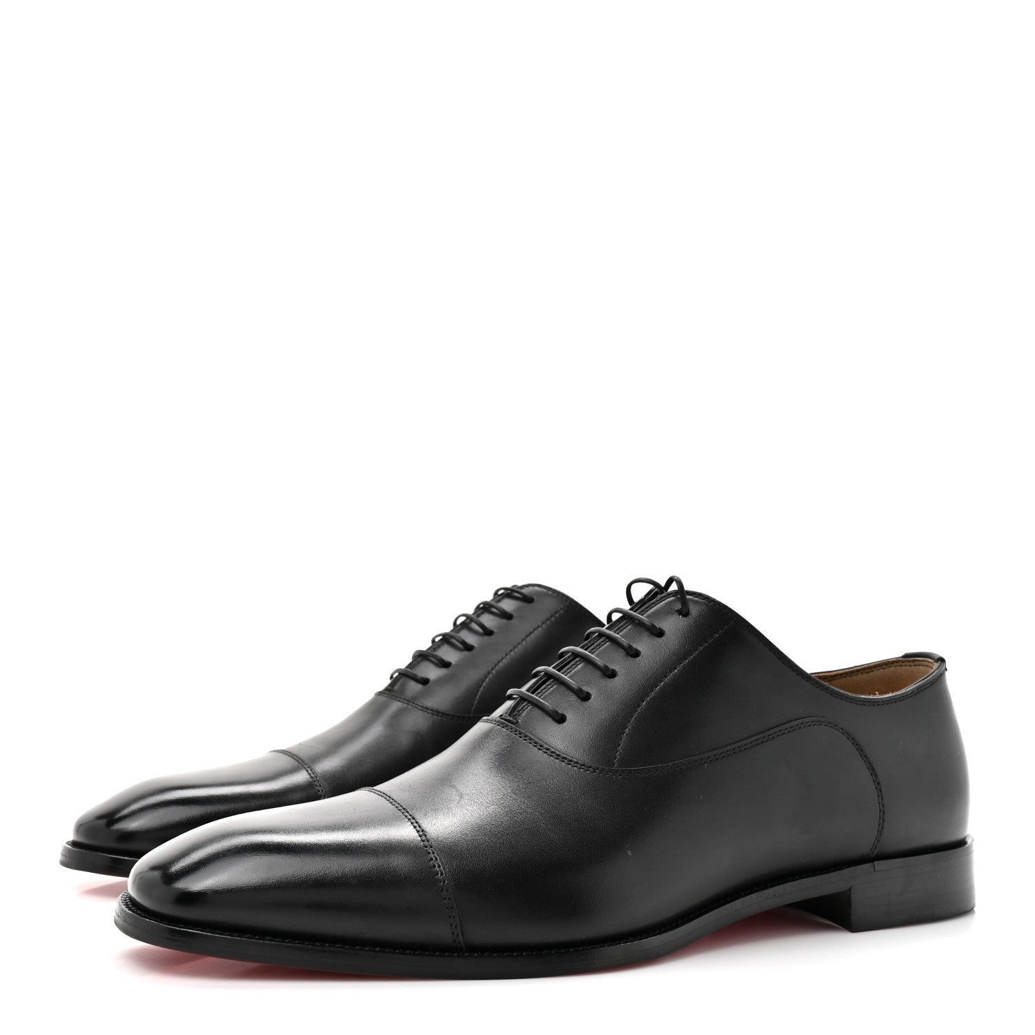 Christian Louboutin Calfskin Mens Greggroy Flat Derby Oxford 41.5 Black 4 of 9