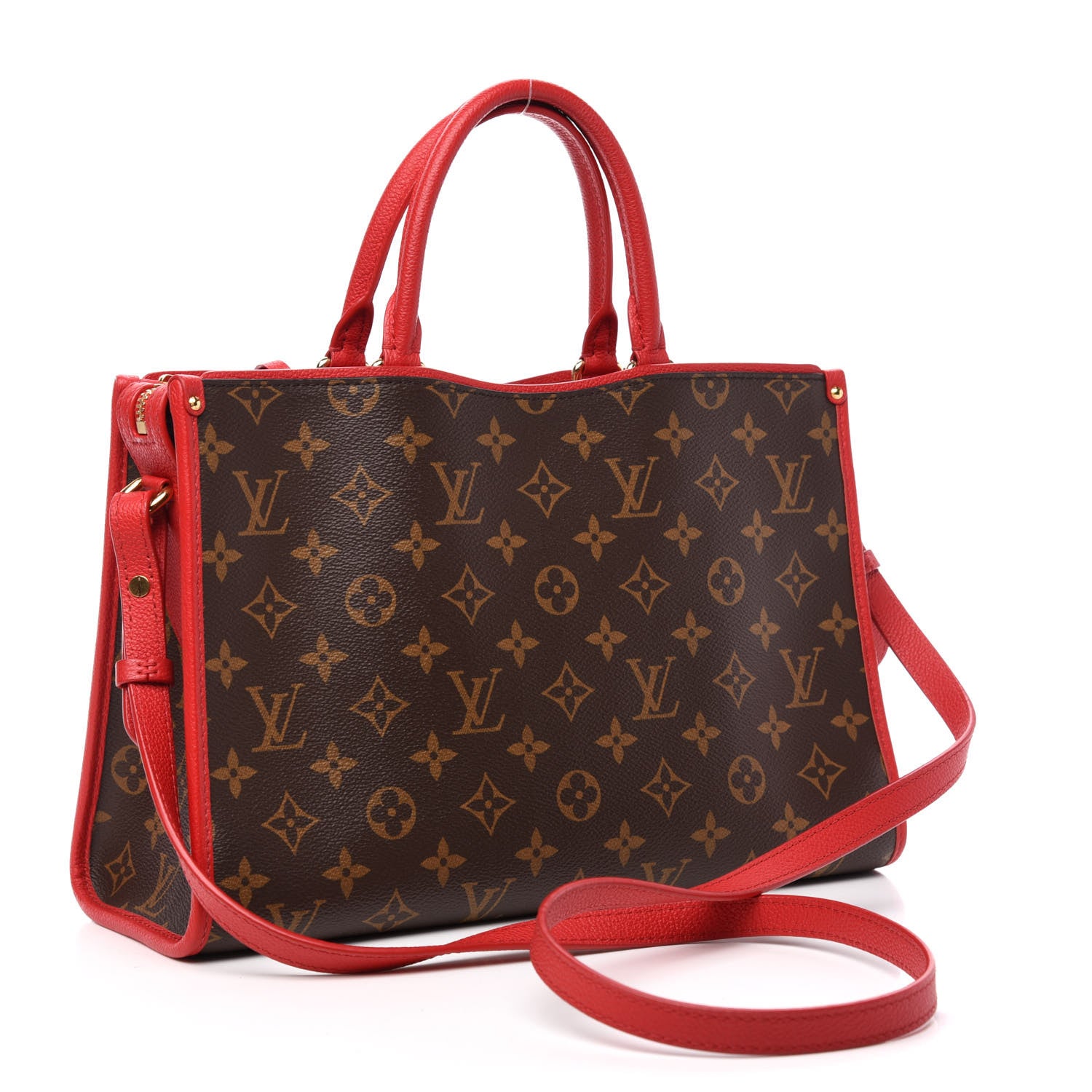 Louis Vuitton Monogram Popincourt PM Red 3 of 11