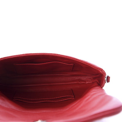 Christian Dior Lambskin Cannage Lady Dior Pochette Red 5 of 10