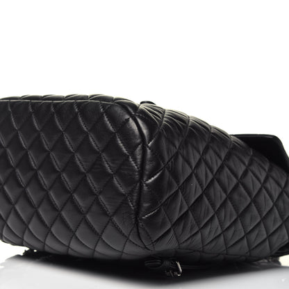 Chanel Lambskin Quilted Large Urban Spirit Backpack Black 9 of 9