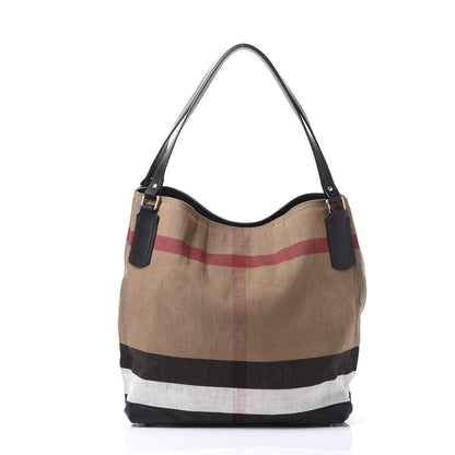 Burberry Canvas Mega Check Medium Maidstone Black 1 of 12