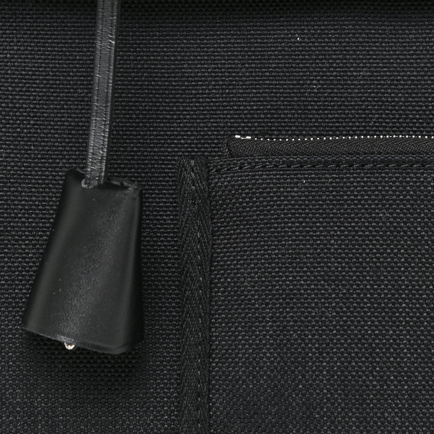 Hermes Military Toile Vache Hunter Herbag Zip PM 31 Black 8 of 11