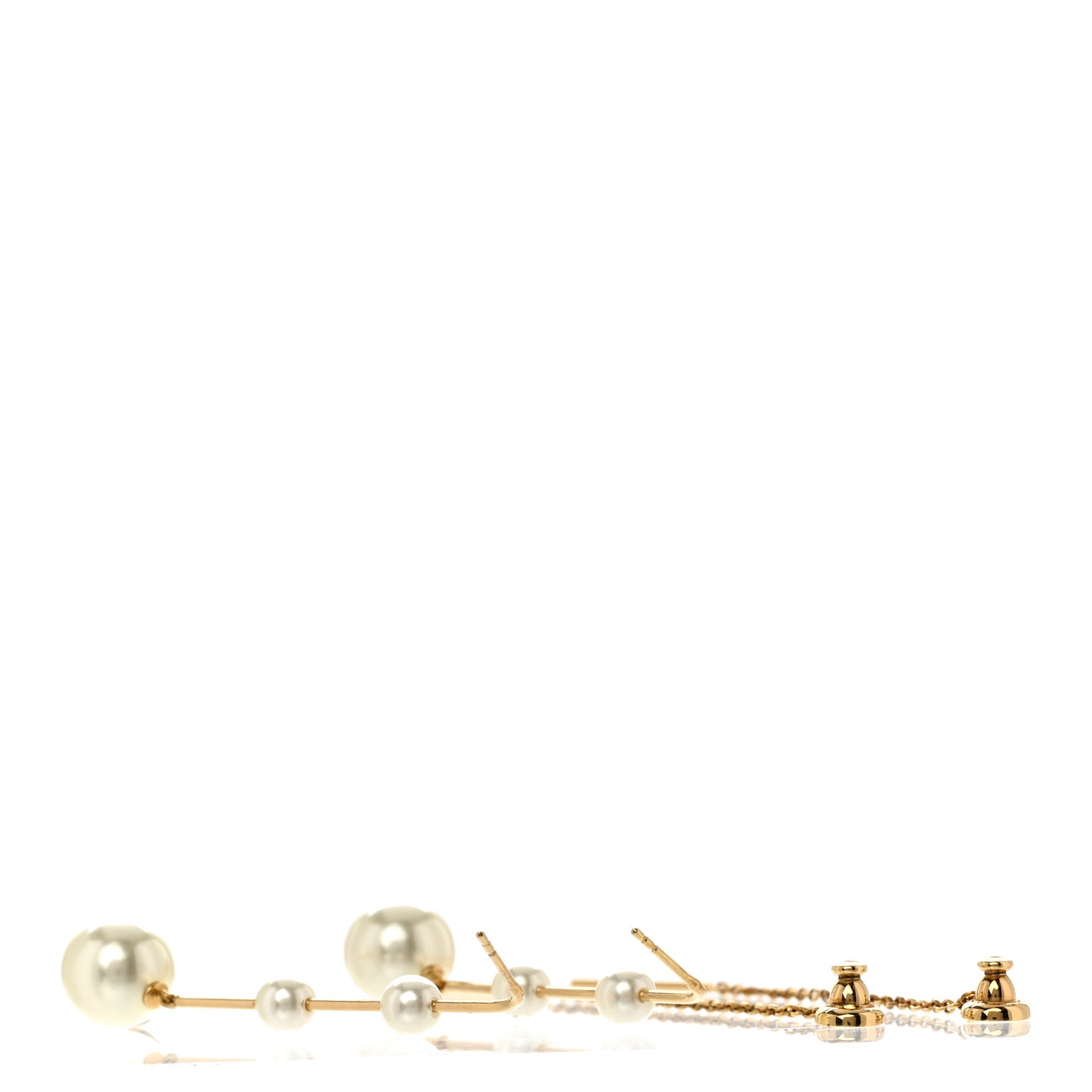Pearl Drop Earrings Gold