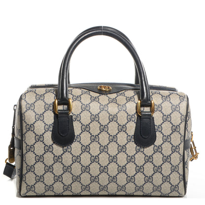 Gucci Monogram Medium Boston Navy 1 of 7