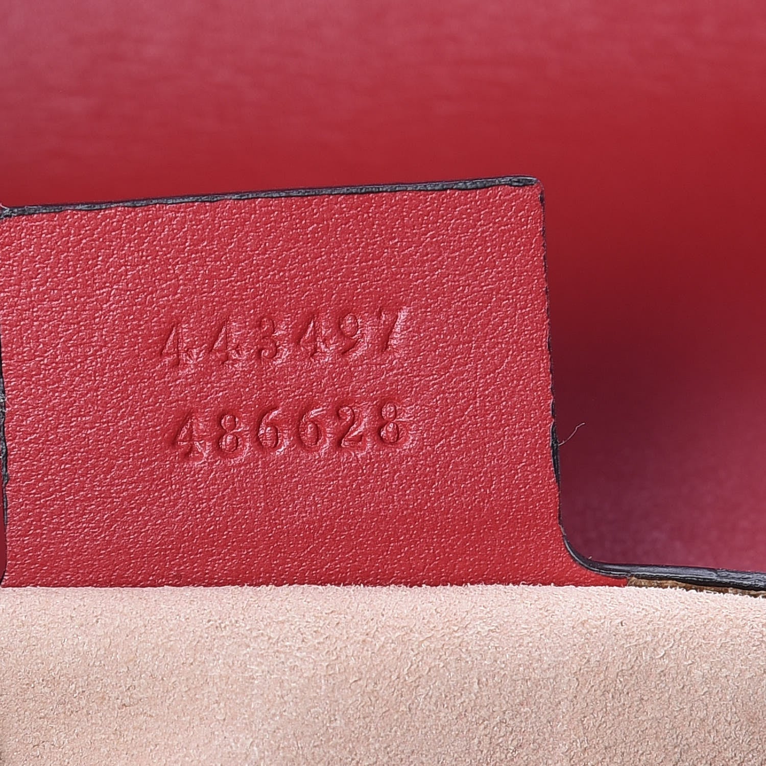 Gucci Calfskin Matelasse Small GG Marmont Shoulder Bag Hibiscus Red 7 of 12
