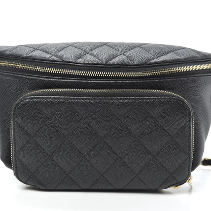 Chanel Caviar Quilted Business Affinity Waist Belt Bag Black 8 of 10