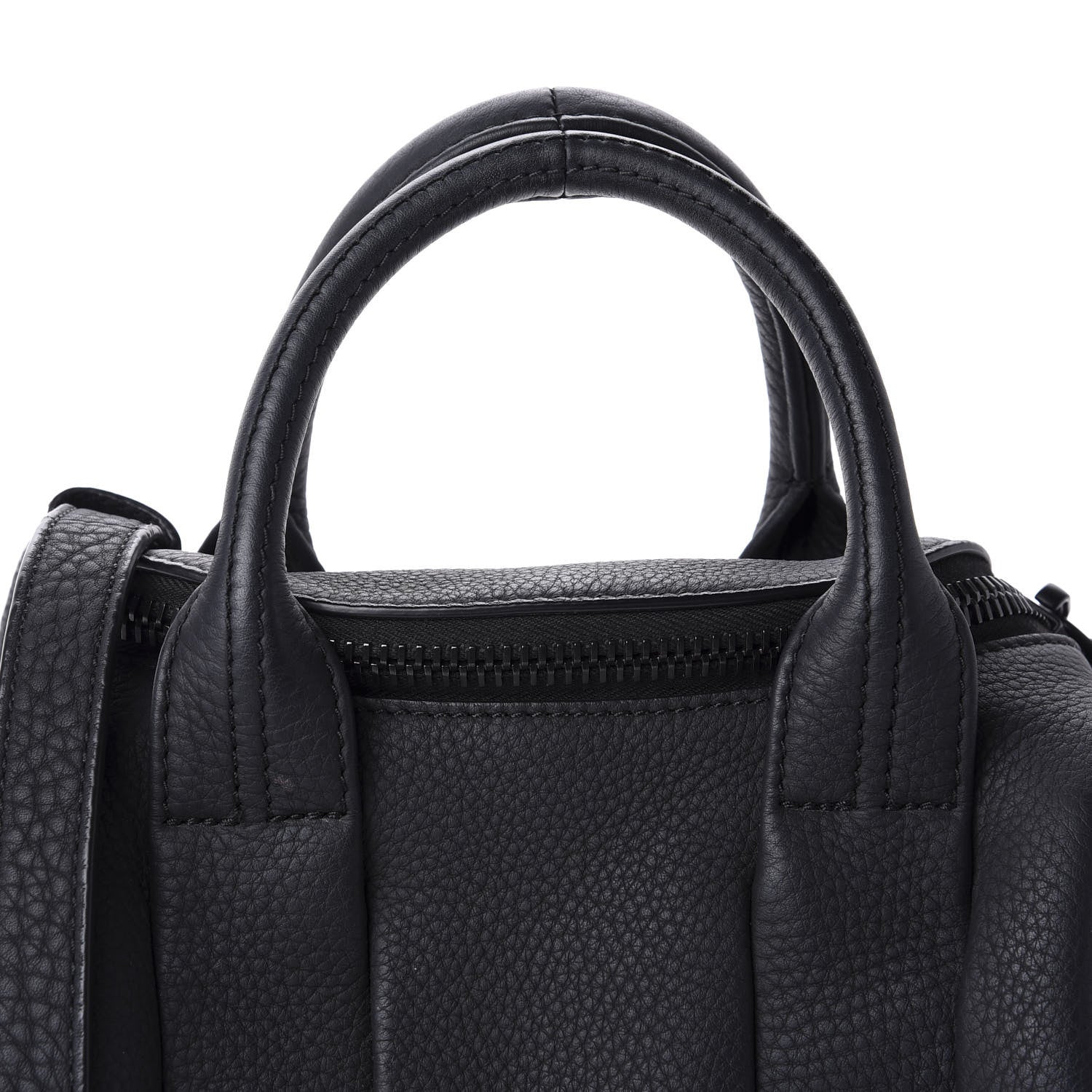 Alexander Wang Pebbled Lambskin Rockie Black Matte Black Hardware 10 of 10