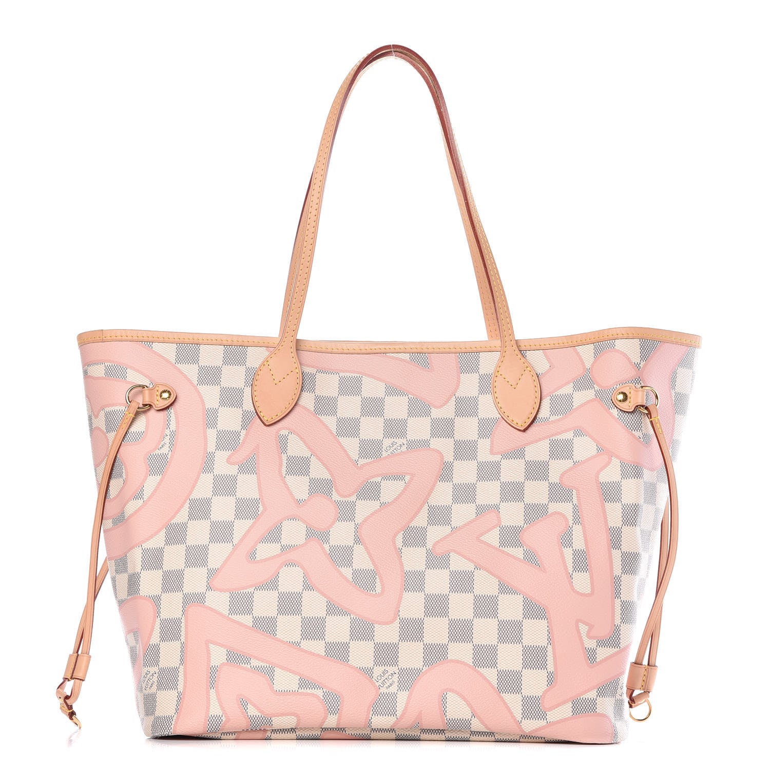 Louis Vuitton Damier Azur Tahitienne Neverfull MM 1 of 9
