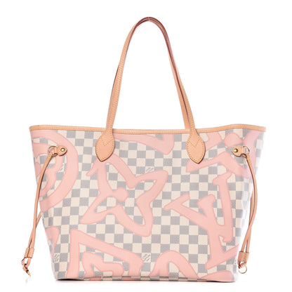 Louis Vuitton Damier Azur Tahitienne Neverfull MM 1 of 9