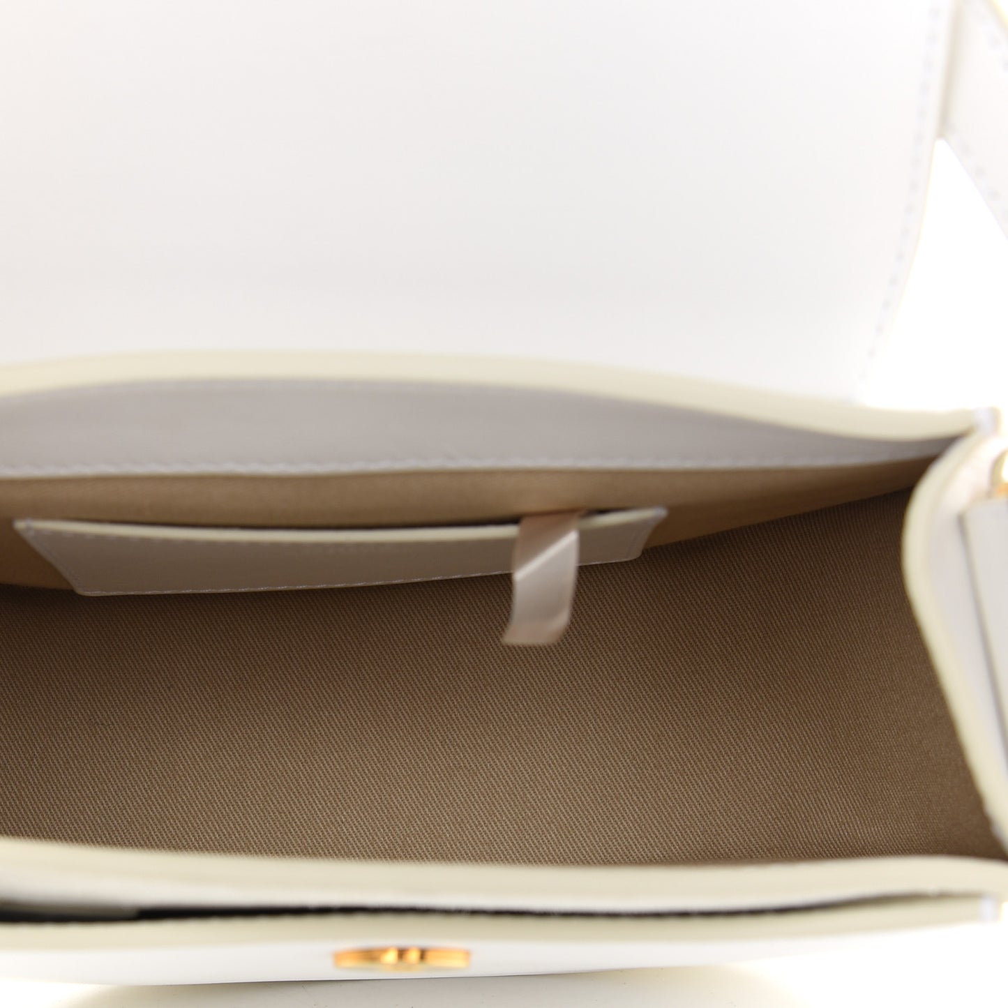 Calfskin Small Tess Bag Brilliant White