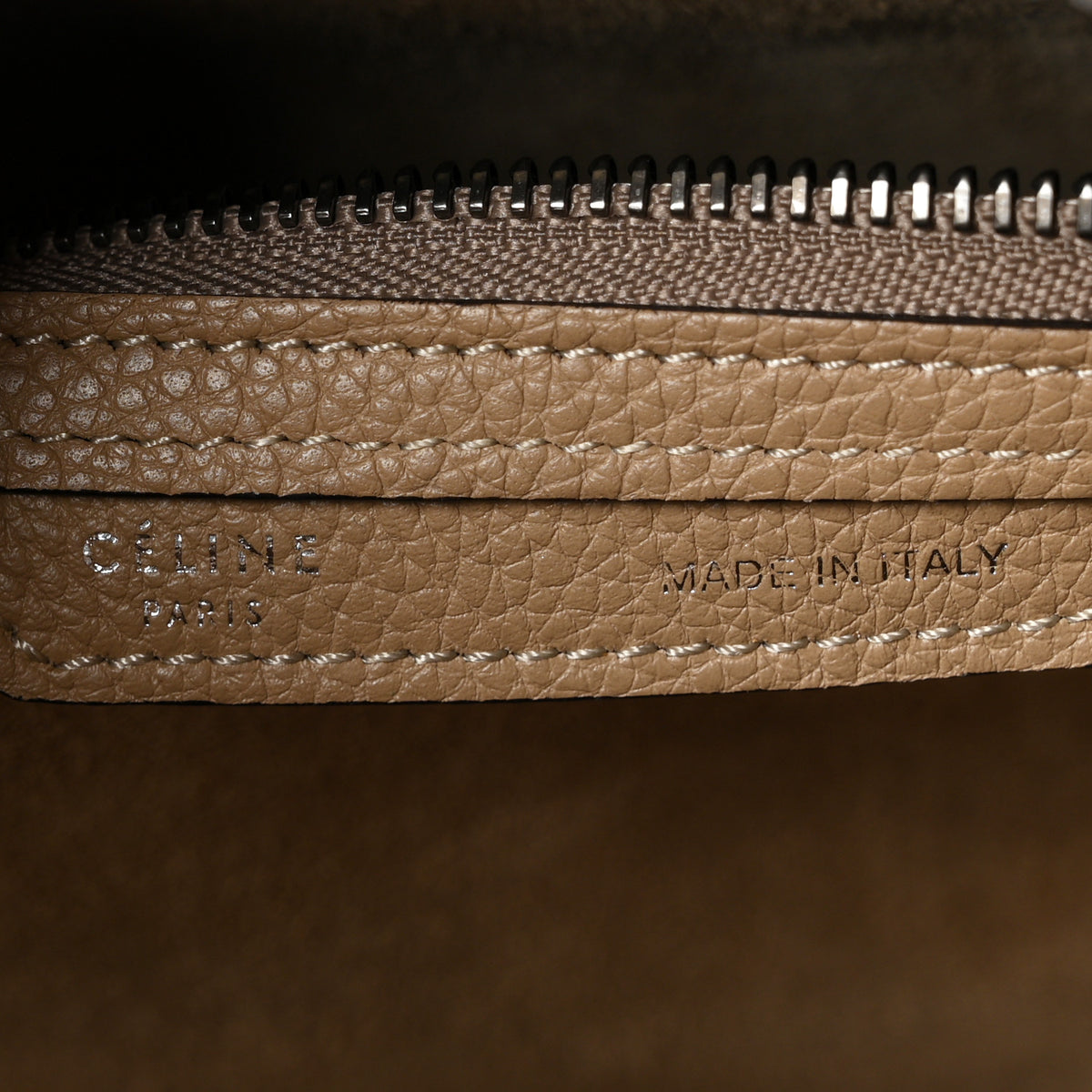 Drummed Calfskin Mini Luggage Dune