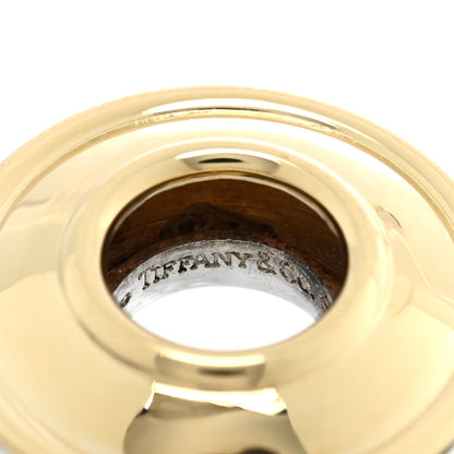 Tiffany Sterling Silver 18K Yellow Gold Paloma Picasso Magic Disc Earrings 4 of 4