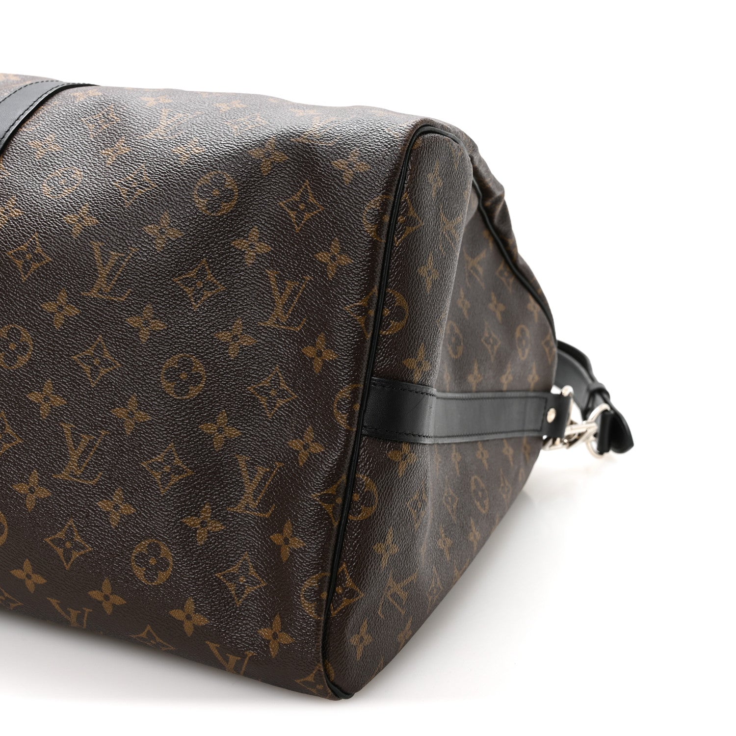 Louis Vuitton Monogram Macassar Keepall Bandouliere 55 9 of 9