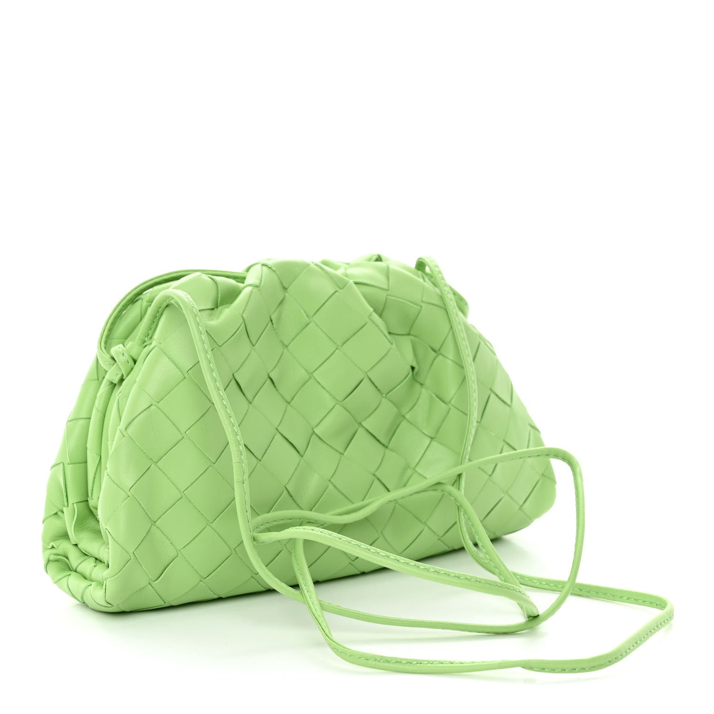 Nappa Intrecciato The Mini Pouch Pistachio