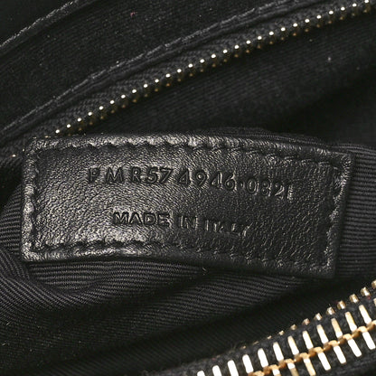 Saint Laurent Calfskin Y Quilted Monogram Medium Loulou Chain Satchel Black 7 of 10