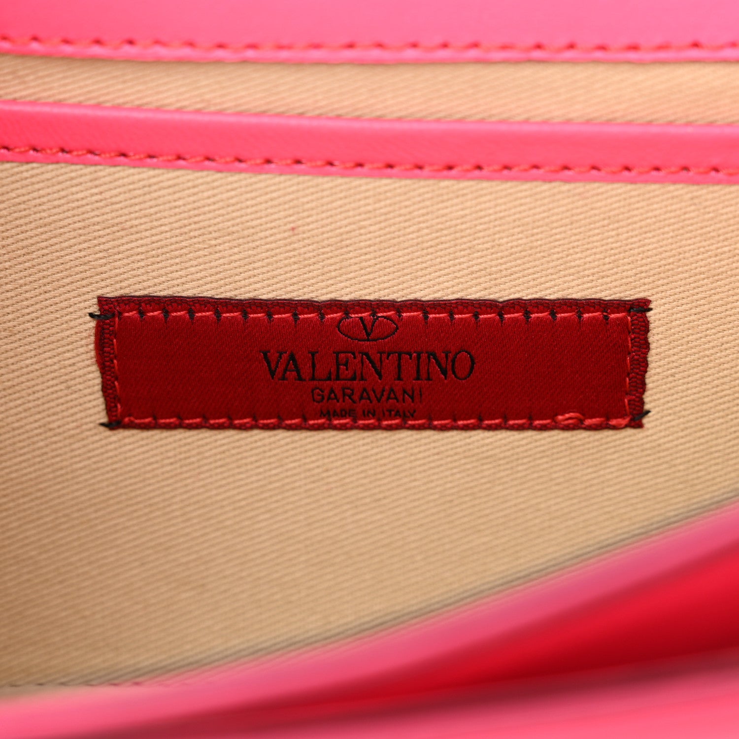 Valentino Garavani Calfskin Va Va Voom Shoulder Bag Pop Fuxia 6 of 14