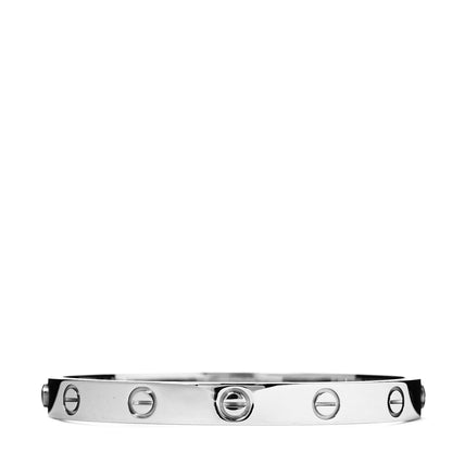 Cartier 18K White Gold LOVE Bracelet 16 2 of 3