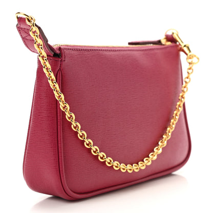 Fendi Vitello Elite Pochette Amarena 2 of 9