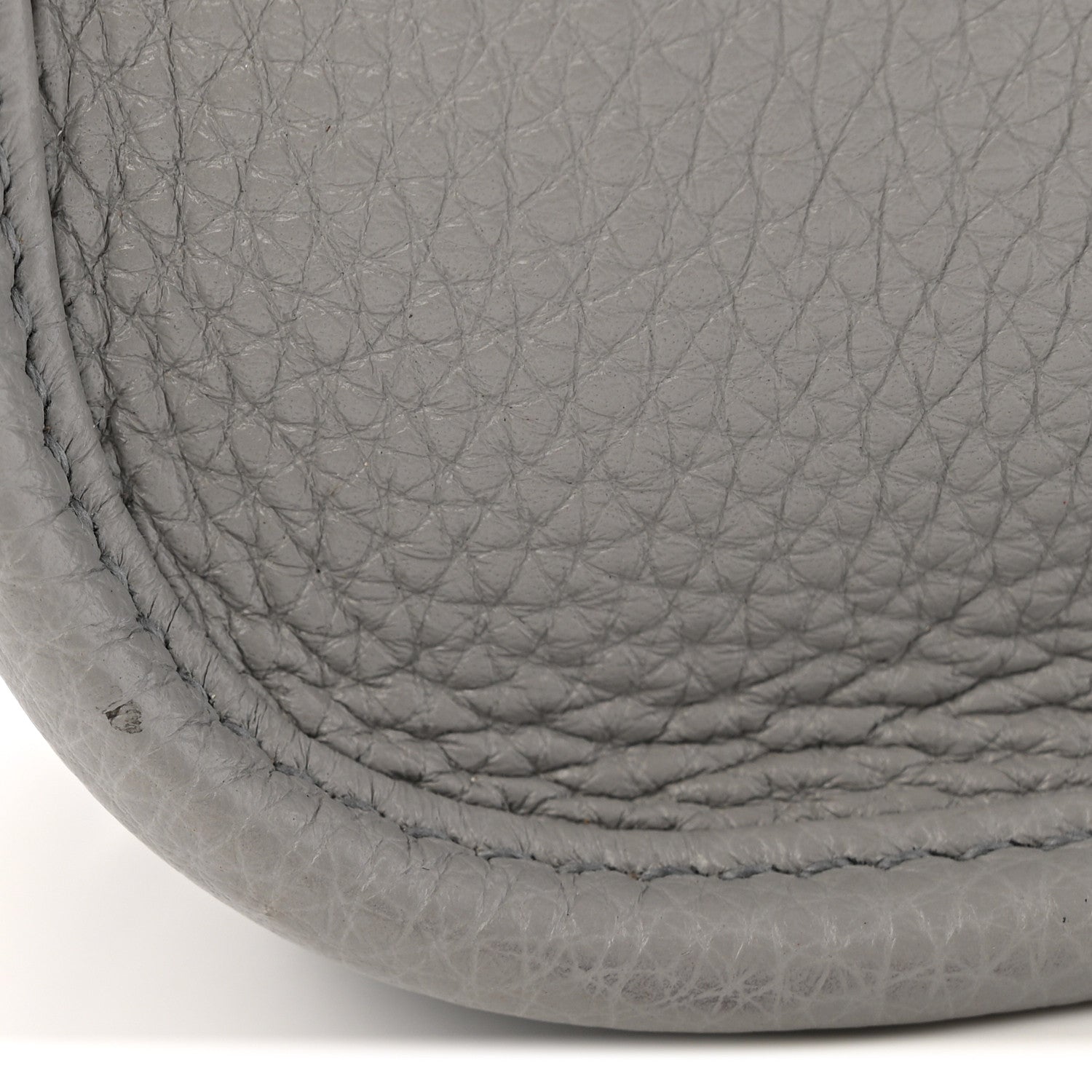 Prada Vitello Daino Soft Mini Hobo Messenger Bag Granite Gray