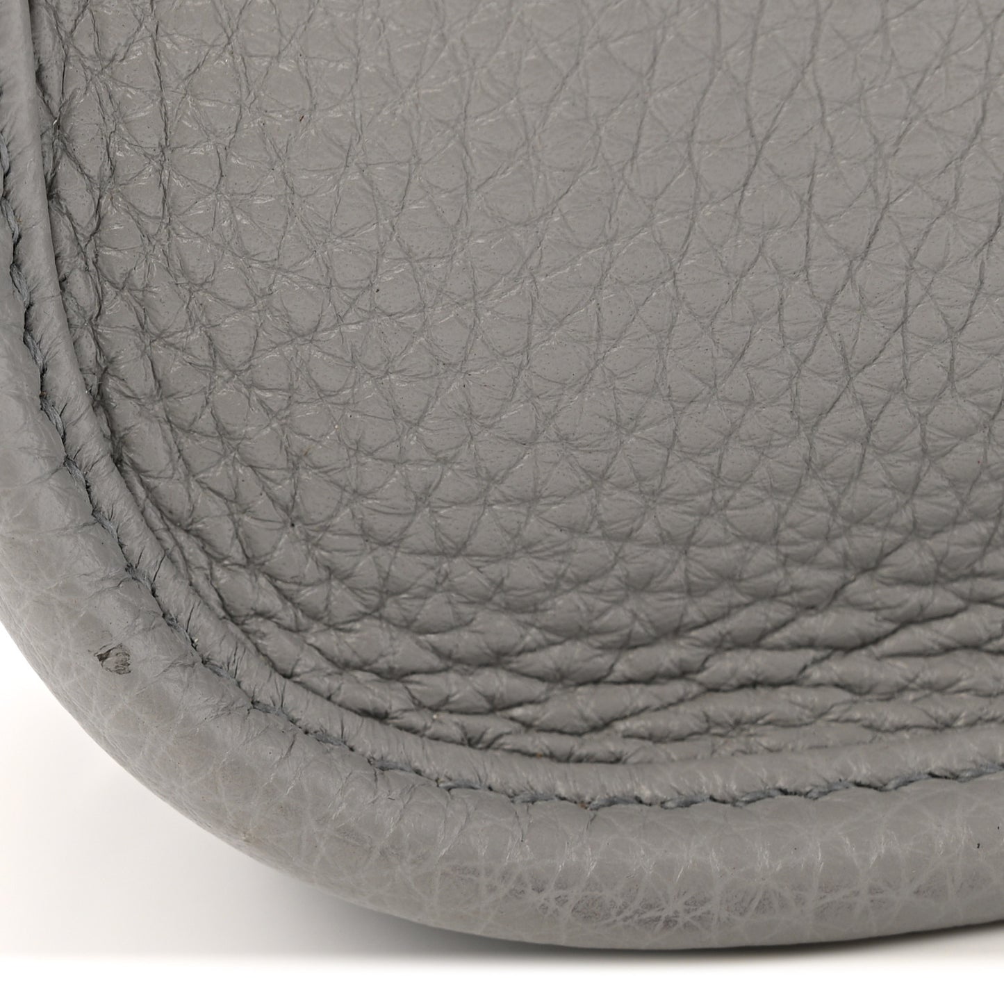 Vitello Daino Soft Mini Hobo Messenger Bag Granite Gray