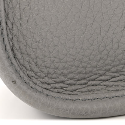 Prada Vitello Daino Soft Mini Hobo Messenger Bag Granite Gray 10 of 12