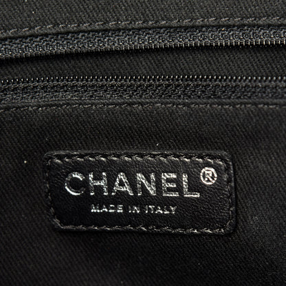 Chanel Calfskin Quilted Top Handle Bag Black 6 of 11