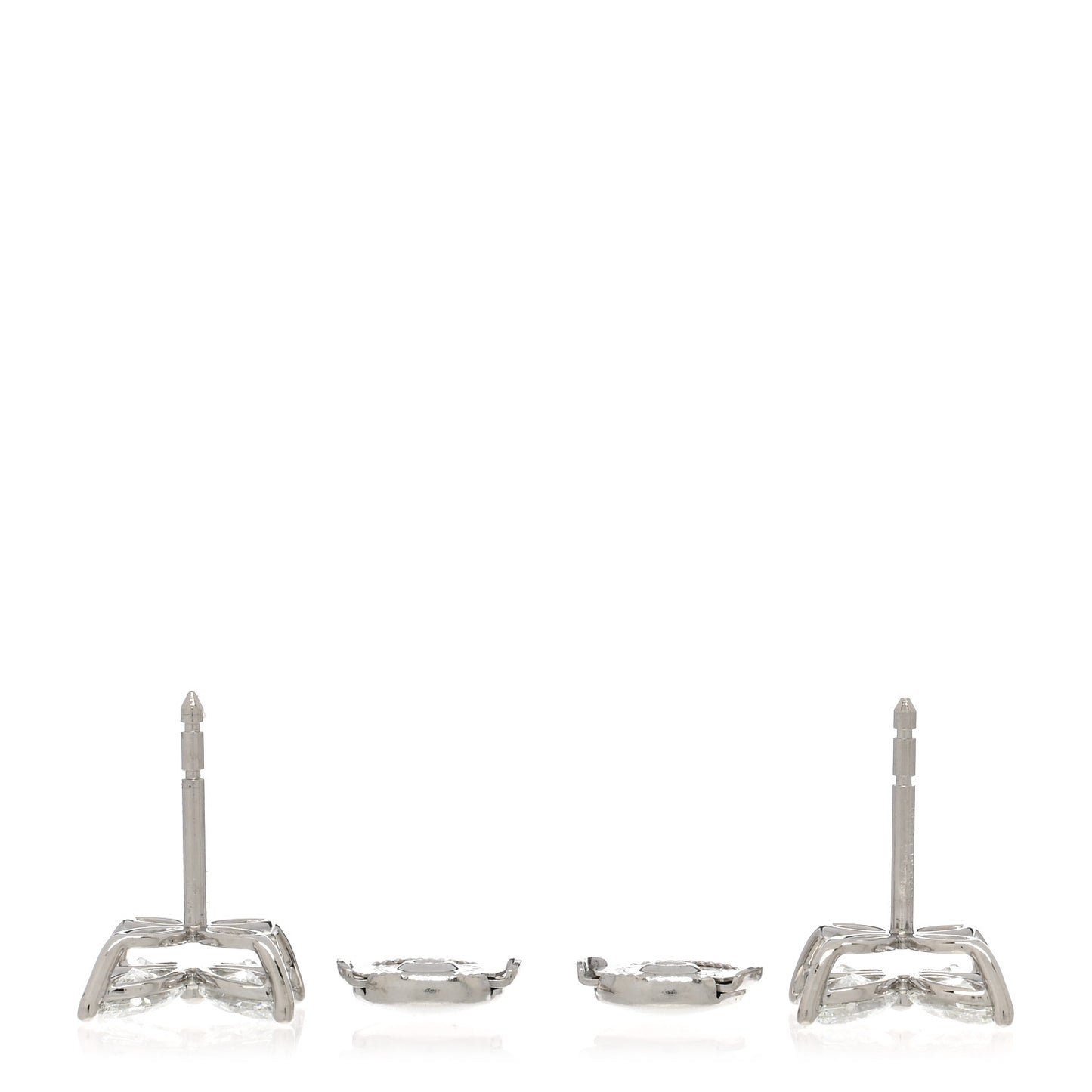 Platinum Diamond Large Victoria Earrings