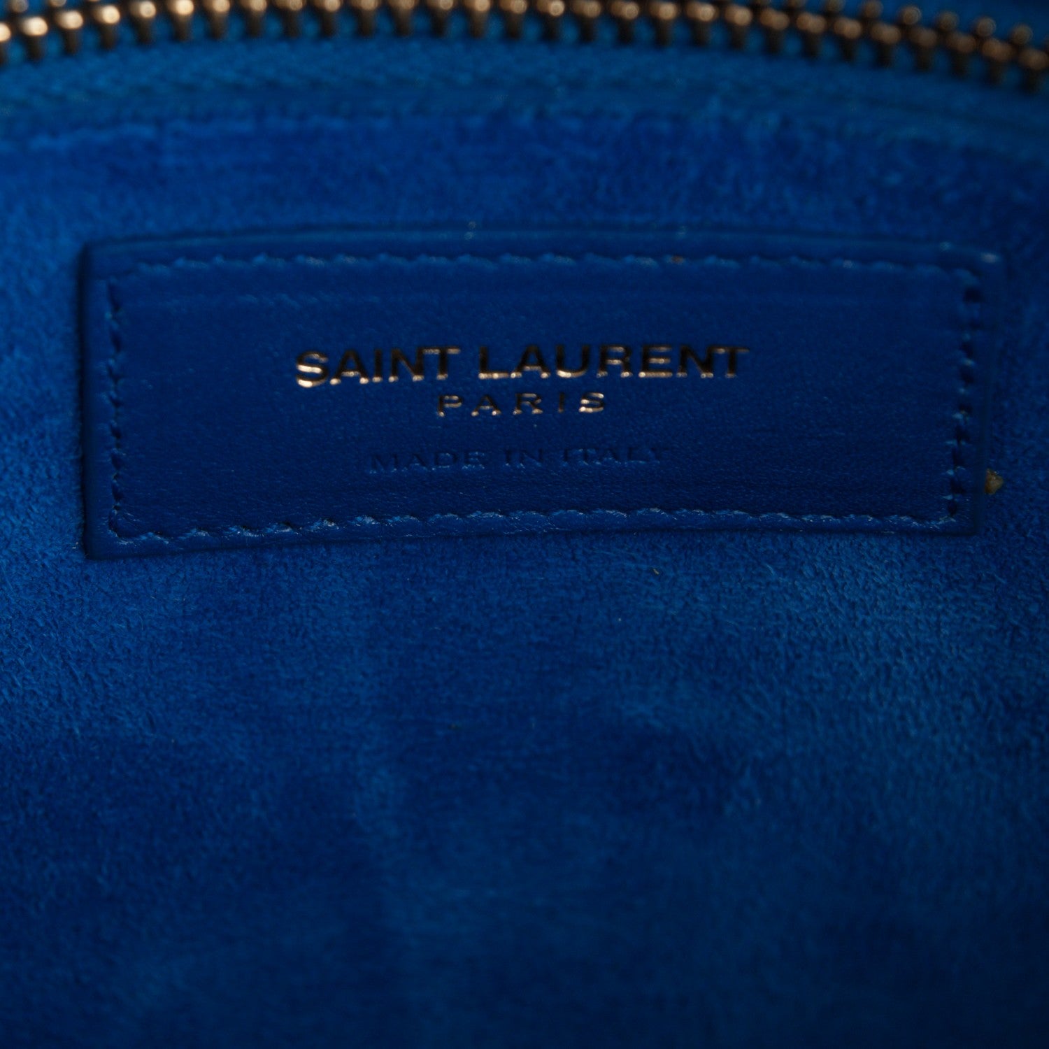 Saint Laurent Calfskin Small Sac De Jour Blue Majorelle 6 of 7