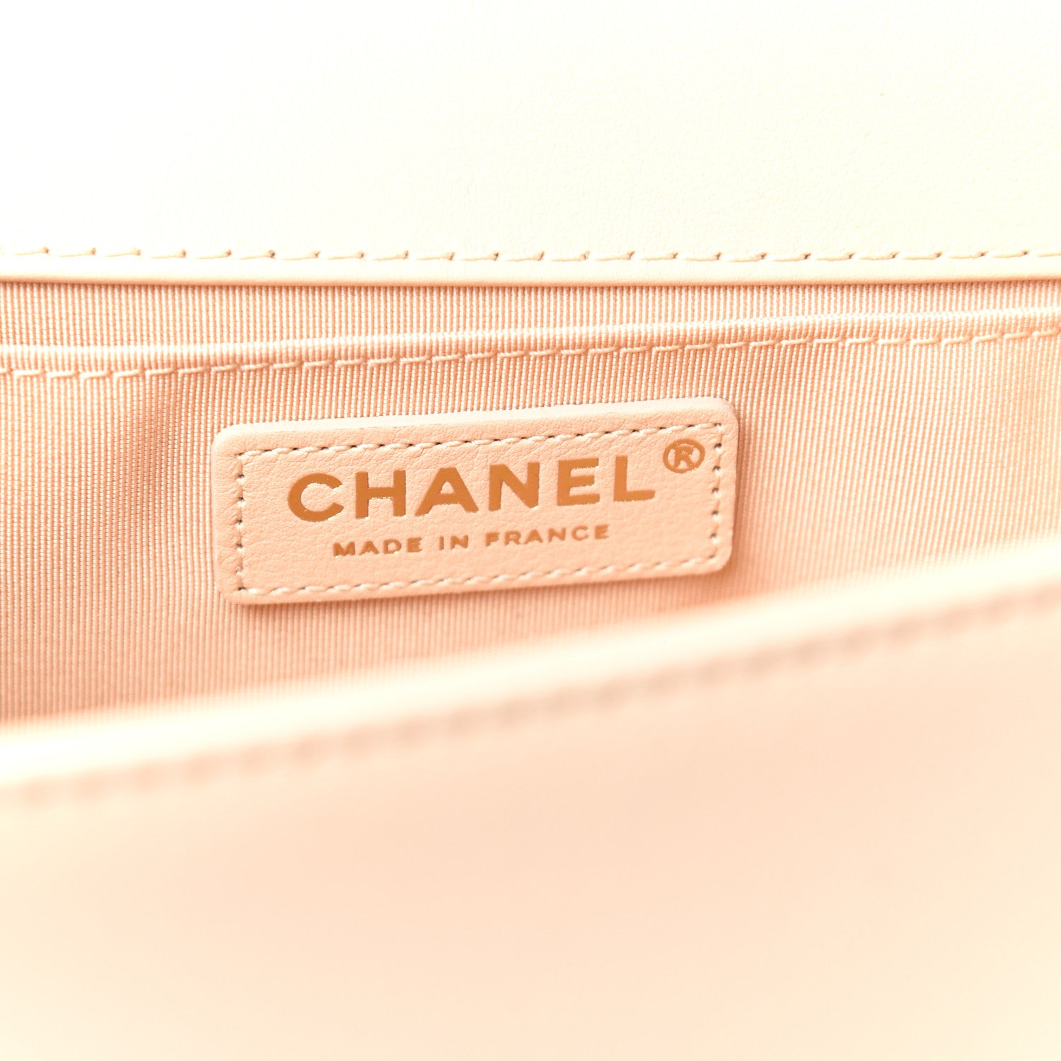 Chanel Calfskin Quilted Medium Top Handle Boy Flap Beige Clair 6 of 10