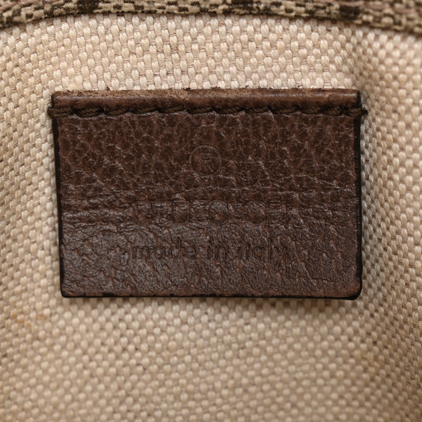 GG Supreme Monogram Neo Vintage Web Belt Bag Brown