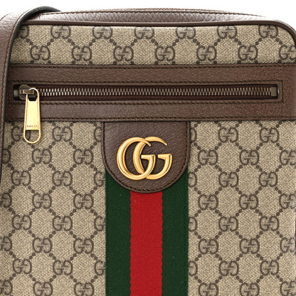 Gucci GG Supreme Monogram Web Small Ophidia Messenger Bag Brown 8 of 11