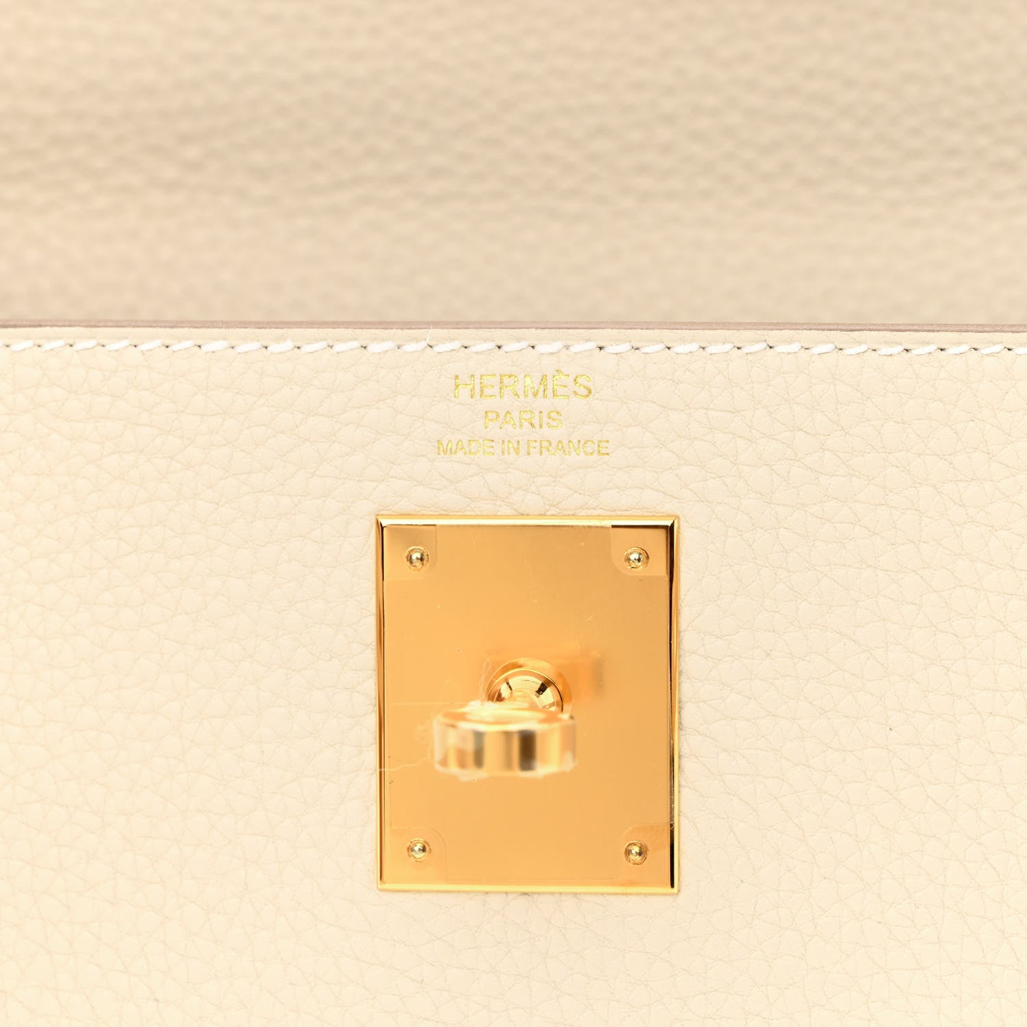 Hermes Togo Kelly Retourne 28 Craie 6 of 11