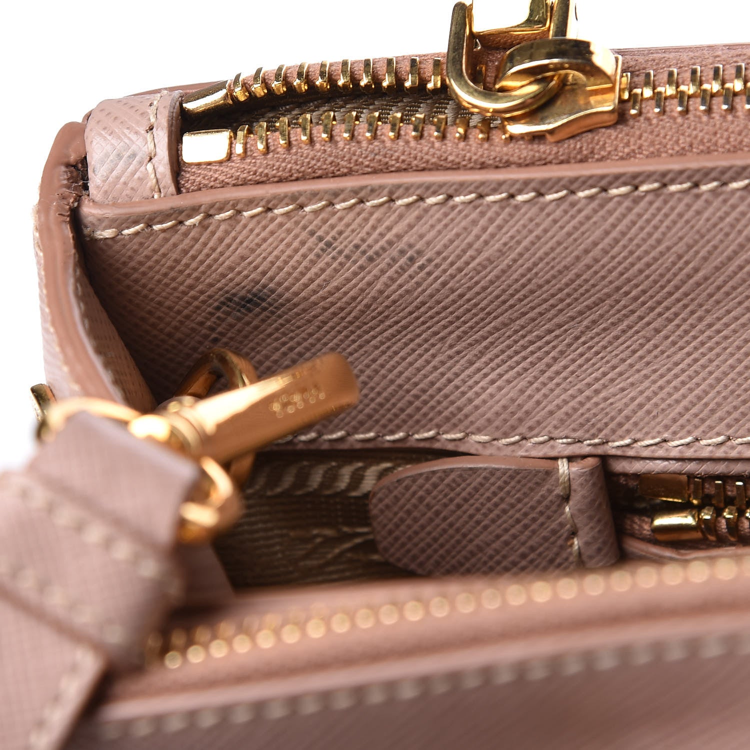 Prada Saffiano Medium Galleria Double Zip Tote Cammeo 8 of 14