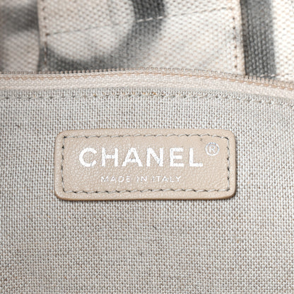Chanel Canvas Large Iliad Shopping Tote Beige 6 of 10