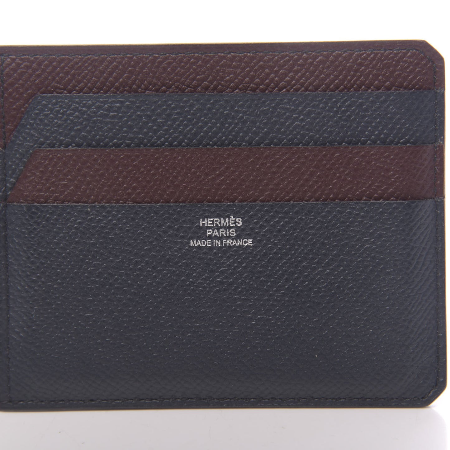 Epsom City 8CC Colorblock Card Holder Bleu Indigo Bordeaux